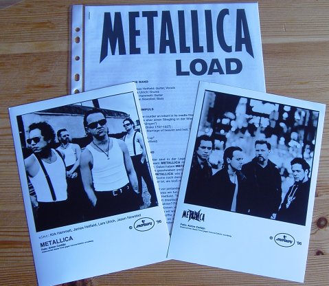 Metallica Presskits
