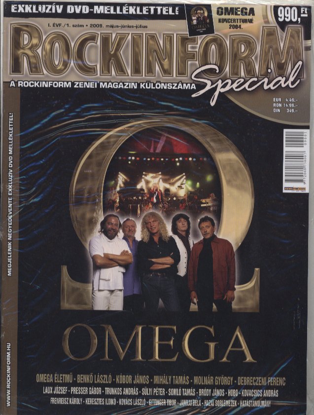 Omega Special Magazin + DVD Hungary Ungarn 2009