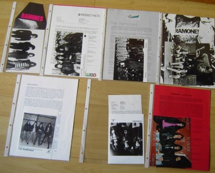 Ramones Presskits