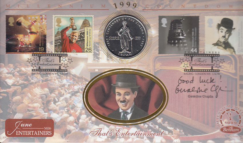 chaplin numisbrief