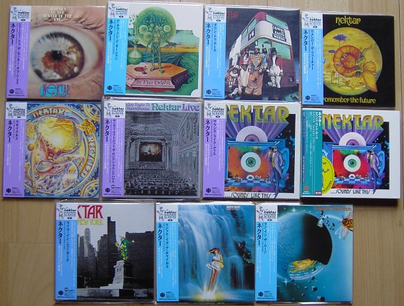 Nektar Japan CDs