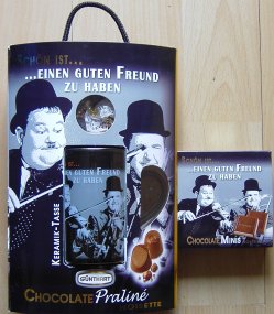 Laurel Hardy Chocolate Cup